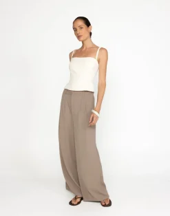 Chicago Pants (Mushroom) - Petite*CHARCOAL Outlet