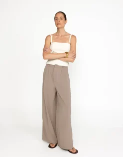 Chicago Pants (Mushroom) - Petite*CHARCOAL Outlet