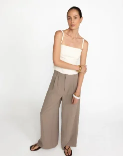 Chicago Pants (Mushroom) - Petite*CHARCOAL Outlet