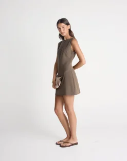 Chiti Mini Dress (Light Chocolate)*CHARCOAL CLOTHING Discount