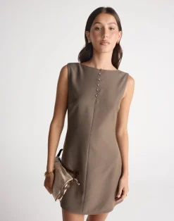 Chiti Mini Dress (Light Chocolate)*CHARCOAL CLOTHING Discount