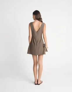 Chiti Mini Dress (Light Chocolate)*CHARCOAL CLOTHING Discount