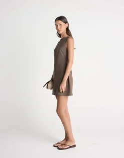 Chiti Mini Dress (Light Chocolate)*CHARCOAL CLOTHING Discount