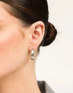 Christa Earrings (Silver)*CHARCOAL New