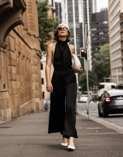 Clara Jumpsuit (Black)*CHARCOAL Outlet