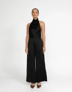 Clara Jumpsuit (Black)*CHARCOAL Outlet