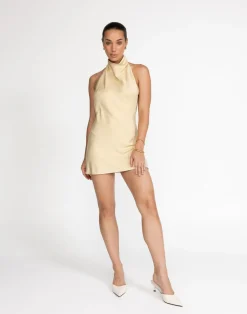 Clara Mini Dress (Honeycomb)*CHARCOAL Fashion