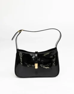 Clara Shoulder Bag (Black Patent) - By Billini*CHARCOAL New