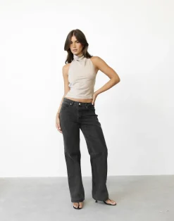 Clara Top (Beige)*CHARCOAL Outlet