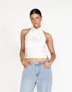 Clara Top (White)*CHARCOAL Best
