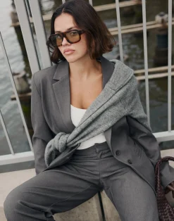 Clarke Blazer (Textured Slate)*CHARCOAL CLOTHING Discount