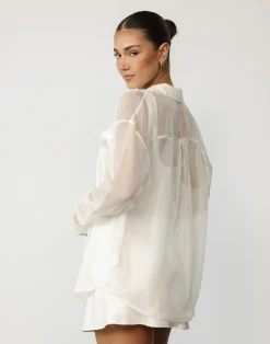 Claudio Shirt (Buttercream)*CHARCOAL Discount