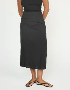Cleo Midi Skirt (Black)*CHARCOAL CLOTHING Sale