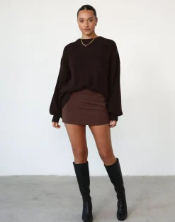 Cody Oversized Jumper (Chocolate)*CHARCOAL Hot