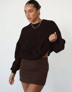 Cody Oversized Jumper (Chocolate)*CHARCOAL Hot