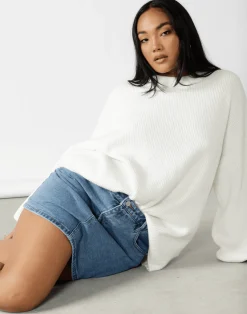 Cody Oversized Jumper (Cream)*CHARCOAL New