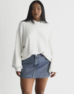 Cody Oversized Jumper (Cream)*CHARCOAL New