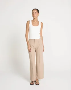 Colden Pants (Beige) - Petite*CHARCOAL CLOTHING Fashion