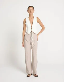 Colden Pants (Mushroom)*Charcoal Clothing Clearance