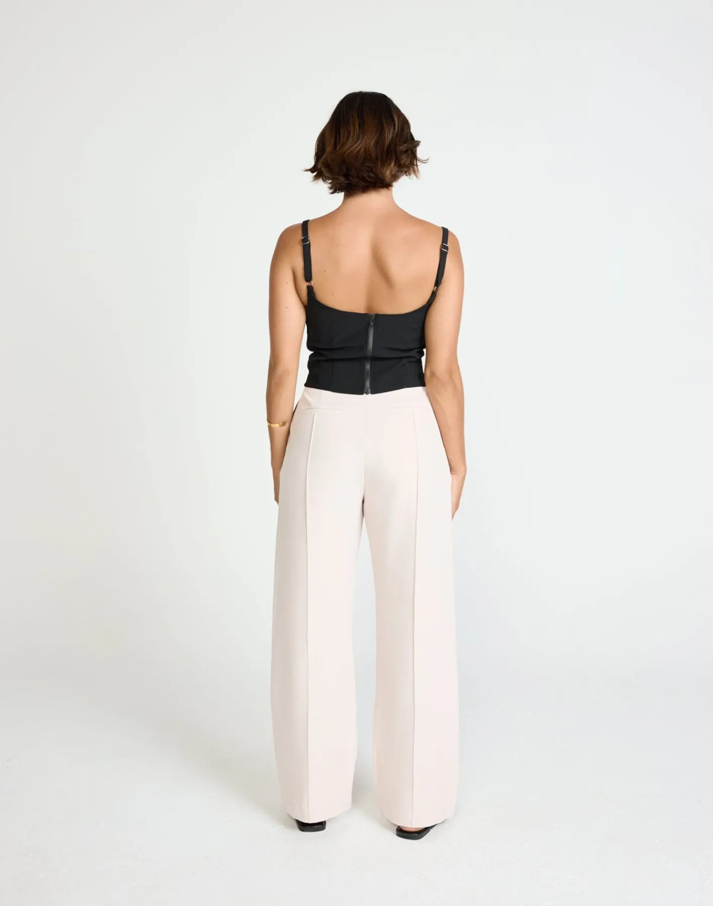 Colden Pants (Oat) - Petite*CHARCOAL Clearance