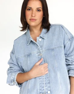 Cole Denim Jacket (Light Vintage)*CHARCOAL Best