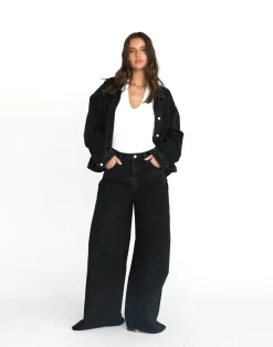 Cole Denim Jacket (Vintage Black)*CHARCOAL Clearance