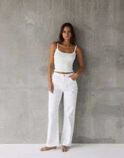 Cole Jeans (White)*CHARCOAL Sale