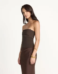Confessions Top (Chocolate)*CHARCOAL New