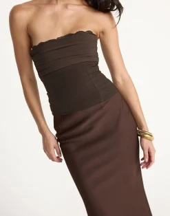 Confessions Top (Chocolate)*CHARCOAL New