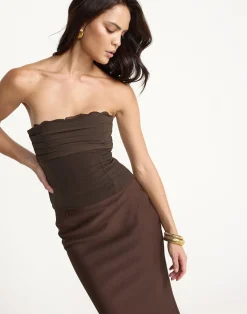 Confessions Top (Chocolate)*CHARCOAL New