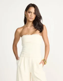 Confessions Top (Cream)*CHARCOAL Hot