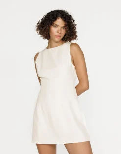 Cordelia Mini Dress (Oat)*CHARCOAL Discount