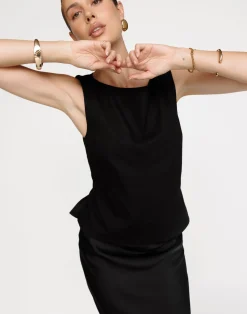 Corinne Top (Black)*CHARCOAL Hot