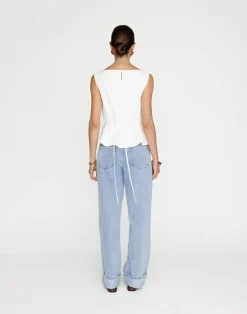Corinne Top (White)*CHARCOAL Best