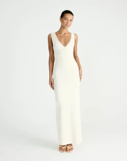 Cory Maxi Dress (Oat)*CHARCOAL Fashion