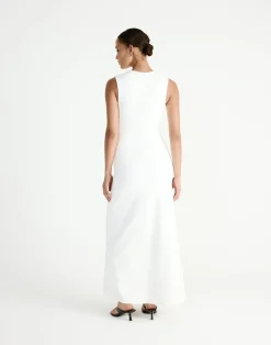 Cosmia Maxi Dress (Off White)*CHARCOAL Discount