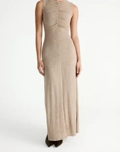 Cosmia Maxi Dress (Stone)*CHARCOAL New