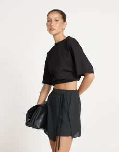 Cynthia Mini Skirt (Black)*CHARCOAL CLOTHING Best