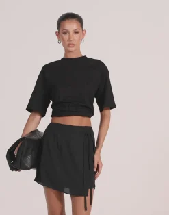 Cynthia Mini Skirt (Black)*CHARCOAL CLOTHING Best