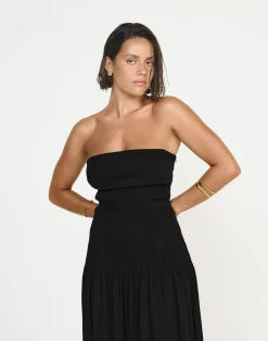 Daria Maxi Dress (Black)*CHARCOAL CLOTHING Best