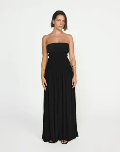 Daria Maxi Dress (Black)*CHARCOAL CLOTHING Best