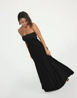 Daria Maxi Dress (Black)*CHARCOAL CLOTHING Best