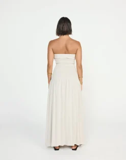 Daria Maxi Dress (Latte)*CHARCOAL CLOTHING New