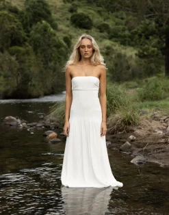Daria Maxi Dress (White)*CHARCOAL CLOTHING Fashion