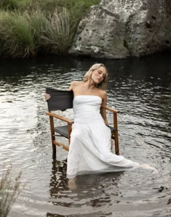 Daria Maxi Dress (White)*CHARCOAL CLOTHING Fashion