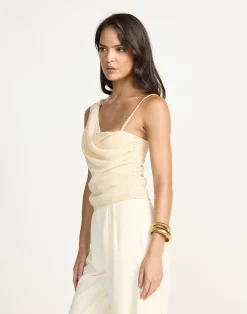 Davina Top (Nude)*CHARCOAL Hot