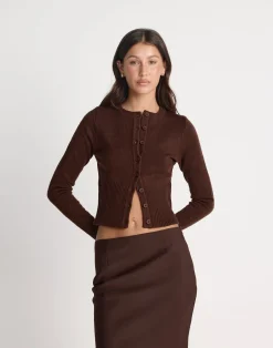 Deidra Top (Chocolate)*CHARCOAL CLOTHING Outlet