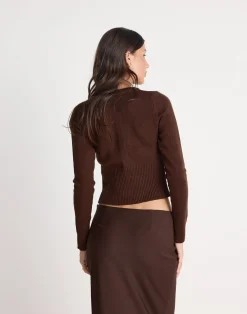 Deidra Top (Chocolate)*CHARCOAL CLOTHING Outlet