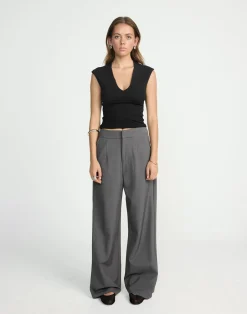 Deka Top (Black)*CHARCOAL CLOTHING Clearance