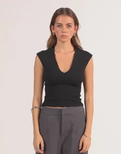 Deka Top (Black)*CHARCOAL CLOTHING Clearance